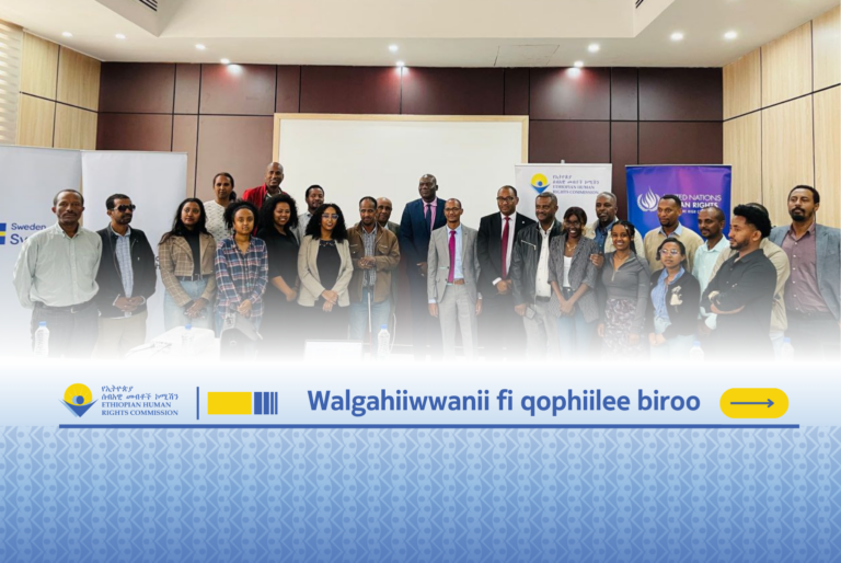 Adeemsa Filaannoo Keessatti Hirmaannaa Hordoffii Dhaabbileen Hawaasa Siivikii Qaban Ilaalchisee Waltajii Hubannoo Gabbisuuf Qopha’e